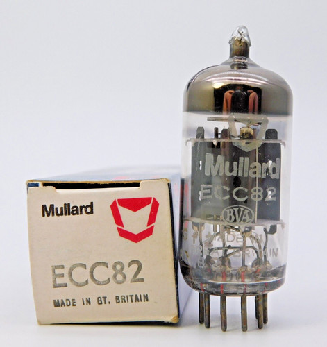 Mullard ecc82 12au7 short - mullard,