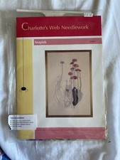 Charlottes Web Cross Stitch Kit Seapink Charles Rennie Mackintosh Art new 