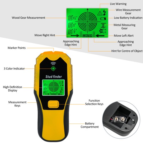 Stud finder wall scanner - wall, 5