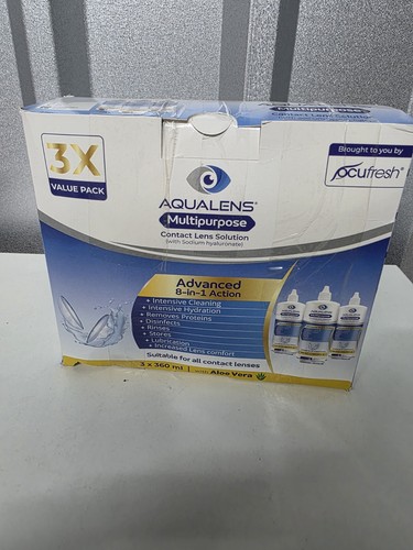 Aqualens contact lens solution - contact,