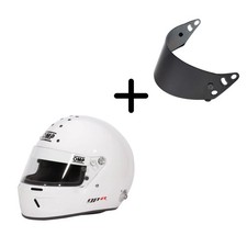OMP GP-R Helmet, White - FIA