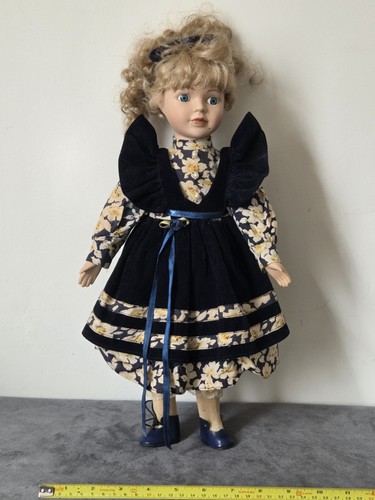 Vintage porcelain doll - vintage,