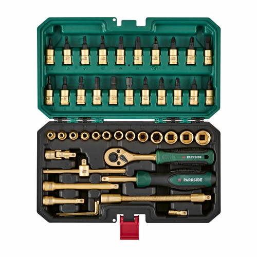 Socket set 46 pieces - set,