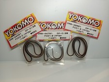 Yokomo DRB-447B1 Rear Drive Belts. Various Tooth Configurations.