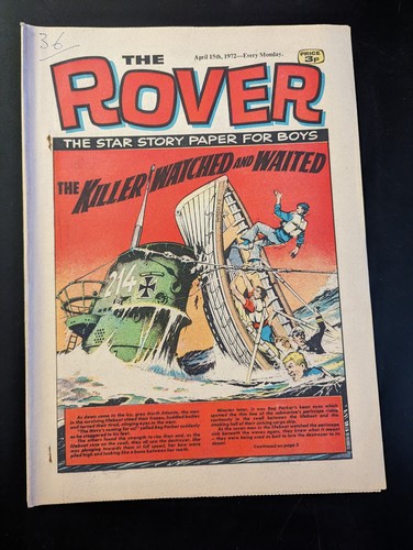 Rover comic april 15th 1972 - rover,