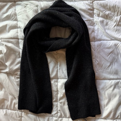 Scotch soda black knit scarf - soda,