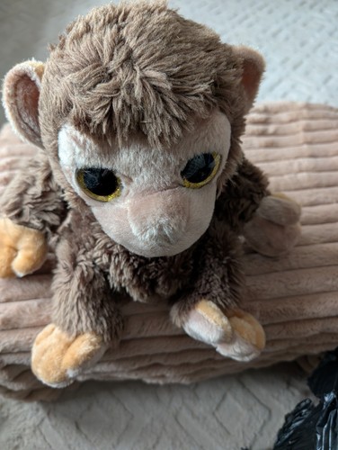 Monkey plush glitter eyes - b&m,
