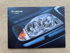 1999 Lexus LS400 - Car Brochure (UK)