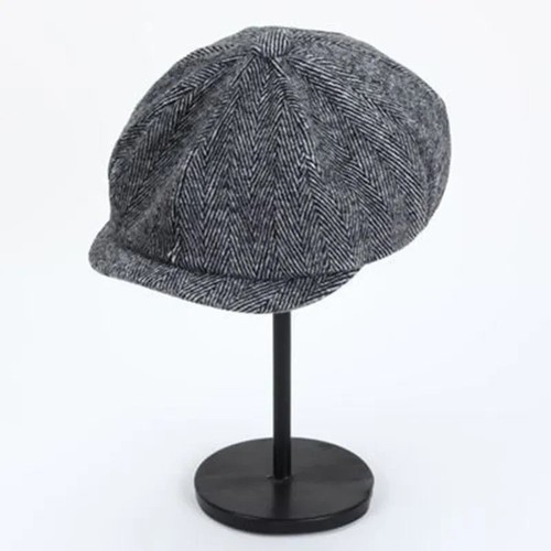 Men herringbone newsboy - herringbone,