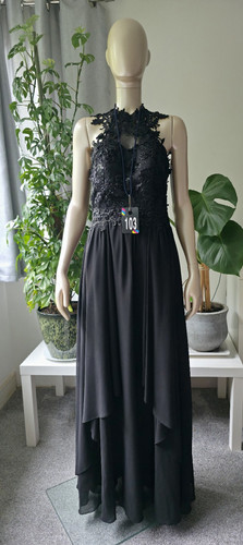 Quiz black lace - lace, high