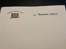 UNION-CASTLE LINE note paper