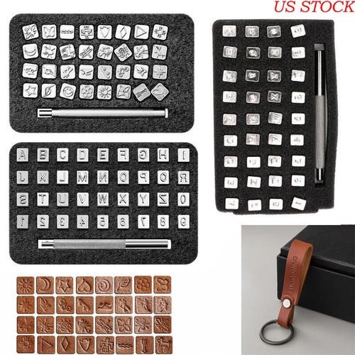 Leather stamping kit - leather,