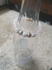  Pink Sparkle Magnetic Clasp Bracelet