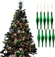 10 Droplet Baubles, Christmas
