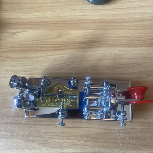 Ham radio vibroplex blue racer - radio,