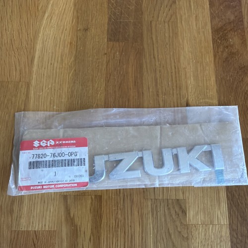 Genuine suzuki chrome emblem - suzuki,