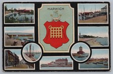 Postcard Harwich Multi-View