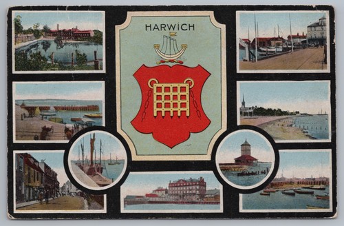 Postcard harwich multi view - postcard,