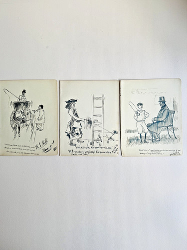 Set vintage original pen - set,