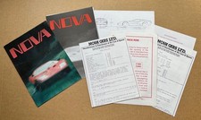 Nova Kit Car Brochure/Sales