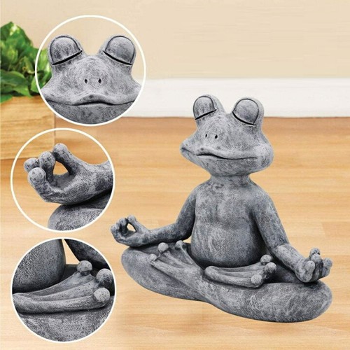 Resin yoga frog - resin,