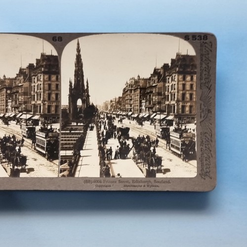 Edinburgh stereoview c1895 - stereoview,