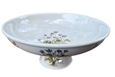 The Queen‘s Hidden Garden Portmeirion England Serving Compote 12 5/8” Botanic