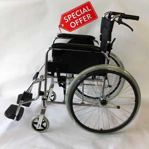 Aluminium wheelchair - aluminium,