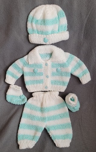 Hand knitted dolls clothes - hand,