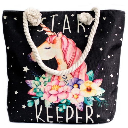Rope handled canvas tote - canvas,