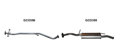 Exhaust silencer tail - silencer, for
