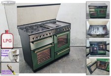 Refurb Leisure Rangemaster 110 All GAS LPG RANGE COOKER Racing Green (5u17)