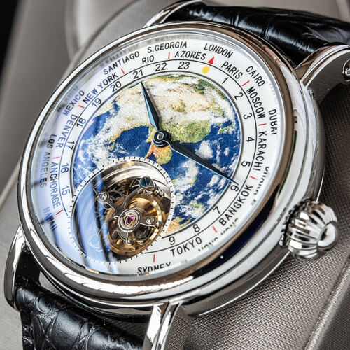 Sugess tourbillon enamel earth - tourbillon,
