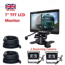 2 x Reversing Camera + 7" LCD