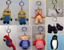 NEW HAND KNITTED MADE KEYRING