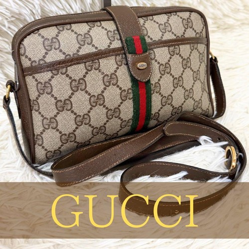 Gucci vintage leather shoulder