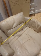 Leather Couch Large Round Unusual 