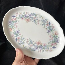 Vintage Wedgwood Angela Bone China Oval Serving Platter