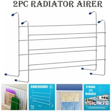 2 X RADIATOR AIRER 4 TIER