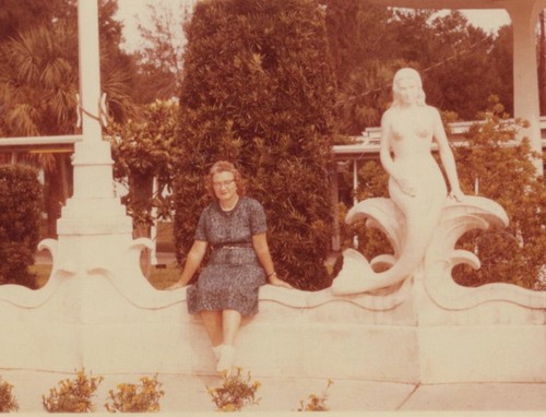 1966 woman portrait mermaid - 1966,