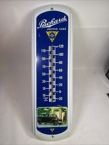 Packard motor cars thermometer - cars,
