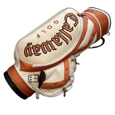 Callaway Golf HX Tour Bag Cart 6 Way Divider Orange White Carry Trolley Pockets