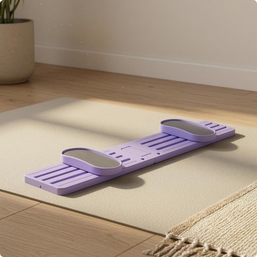 Foldable ski exercise - foldable, machine