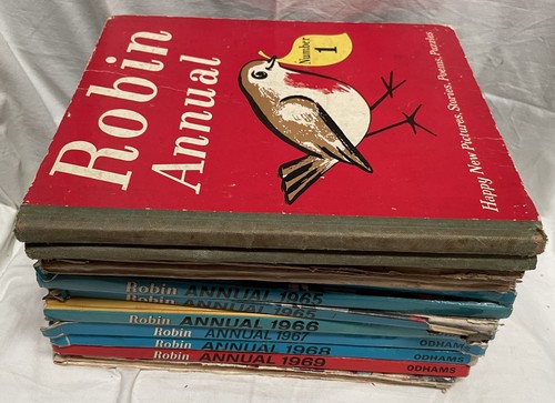 Robin annuals 1950s 60s - 12,
