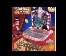 Circus Coin Push Machine - Fun Lights & Sound Toy for Kids Battery  Arcade Game