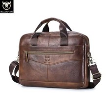 Men's Leather Messenger Bag