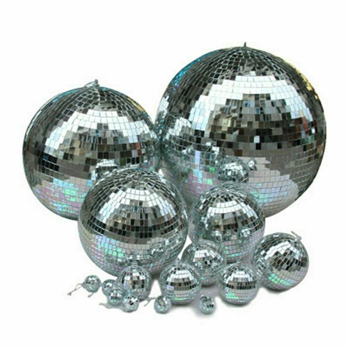 Mirror disco ball - ball, silver