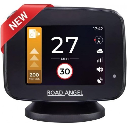Road angel speed camera - road,