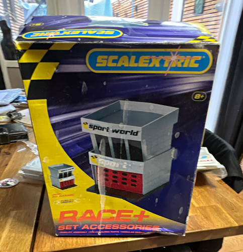 Scalextric sport world pit - sport,