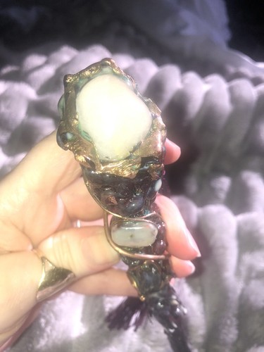Handmade wood snow - wood,, quartz